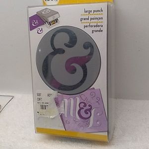 Eksuccess scrapbooking craft paper punch,  1/2 inch punch